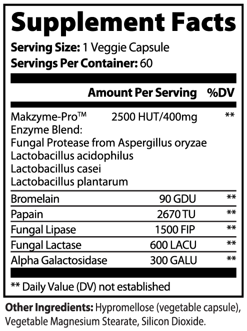 Easy Digest Enzyme Pro Blend : Senior Support