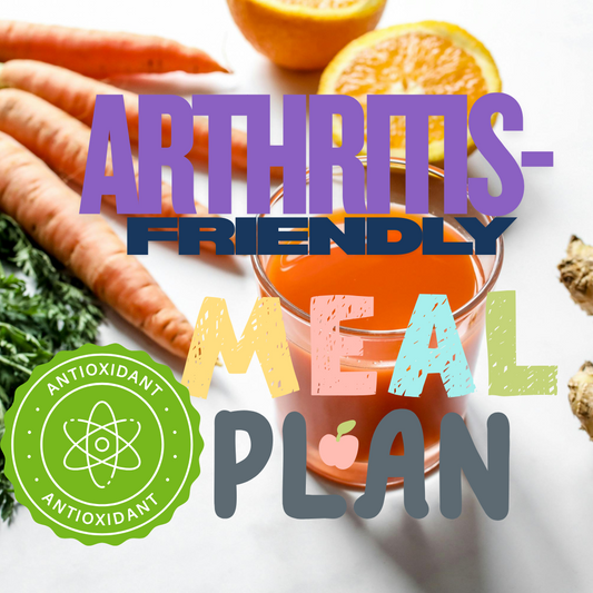 Arthritis-friendly meal plan $175 (special limited offer: $165)